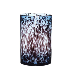 Vase BURGUNDY léopard bleu petit modèle