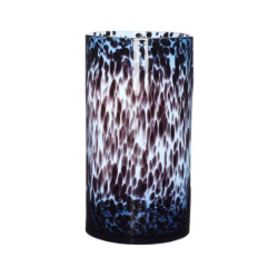 Vase BURGUNDY léopard bleu grand modèle