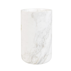 Vase en marbre blanc