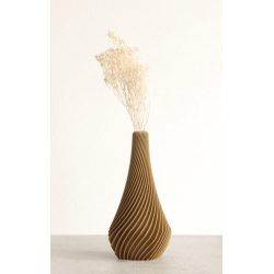 Vase AILETTES TWIST olive