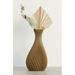 Vase AGAMI small olive