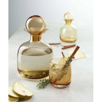 Carafe en verre soufflé