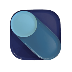 Set de 3 plateaux émaillé