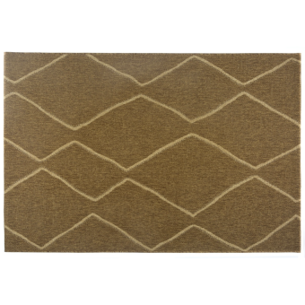 Tapis d'extérieur marron MEKNES 160 X 230