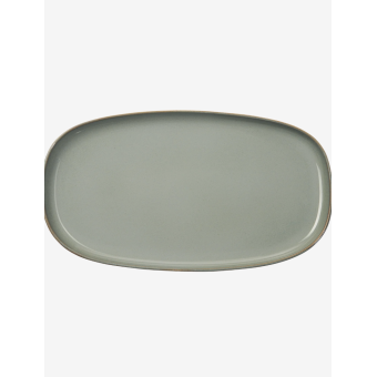Plat ovale SAISONS eucalyptus