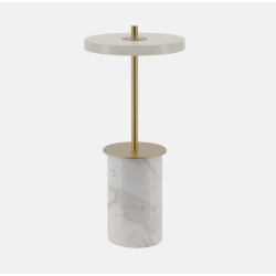 Lampe ASTERIA MOVE mini marbre blanc
