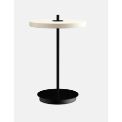 Lampe ASTERIA MOVE pearl white base noire
