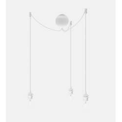 Suspension CANNONBALL white cluster 3
