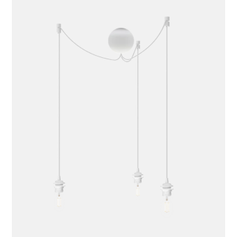 Suspension CANNONBALL white cluster 3