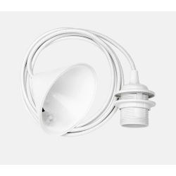 Cord set E27 blanc