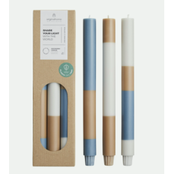Bougies LAYERED océan X 3