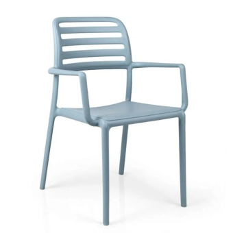 Fauteuil COSTA bleu céleste