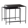 Tables basses DUO noire (set de 2)