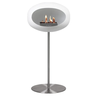 Cheminée STEEL haute blanche