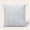 Coussin KAMARI blanc et ciel