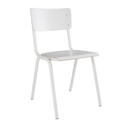 Chaise BACK TO SCHOOL blanche