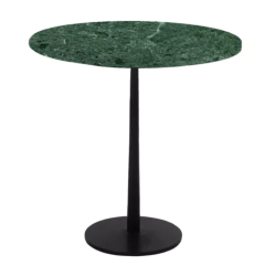 Table bistrot en marbre vert