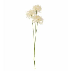 Fleur artificielle ALLIUM blanche