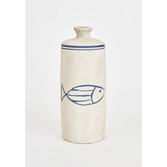 Vase  POISSON  dessiné grande taille