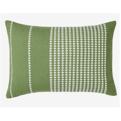 Housse de coussin ADORRA vert 40 X 60cm+ garnissage