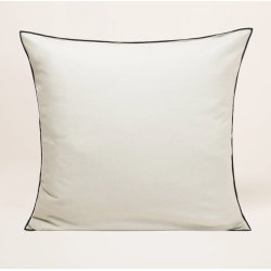 Lot de 2 taies d'oreiller N2G calcaire CARLINA 65 X 65cm