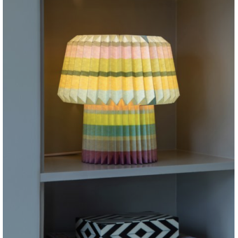 Lampe en papier ANNA "stripes"