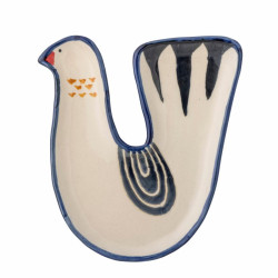 Coupelle oiseau TRUDY blanc