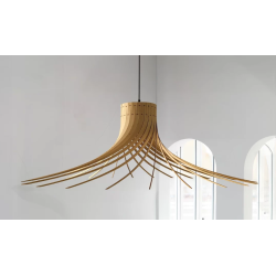 Suspenion ROTOND taille L bois huilé