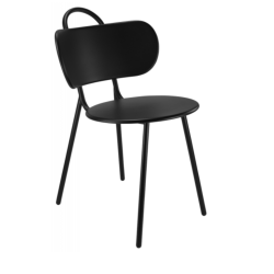 Chaise SWIM ALU noire - BIBELO