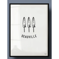 Affiche encadrée DEAUVILLE