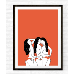Affiche RED PANTIES 50 x 70