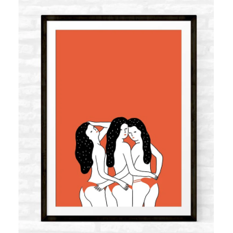 Affiche RED PANTIES 50 x 70