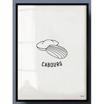 Affiche CABOURG encadrée