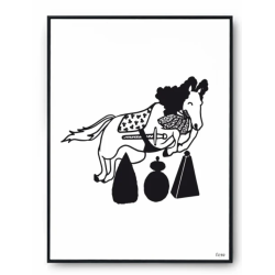 Affiche JO EQUITATION encadrée