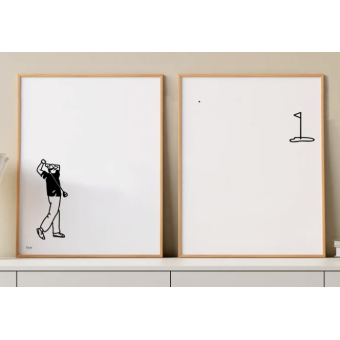 Duo d'affiches GOLFEUR