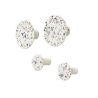 Set de 4 patères PONTO terrazo
