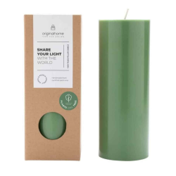 Bougie verte grand modèle