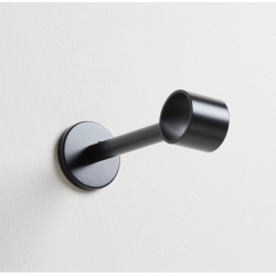 Support long pour tringle Dia 2,9 noir