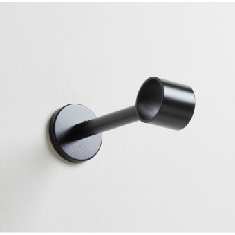 Support long pour tringle Dia 2,9 noir