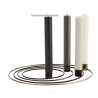 Bougeoir 3 cercles