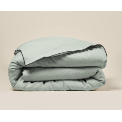 Housse de couette CARLINA tilleul - V2G - 140 X 200