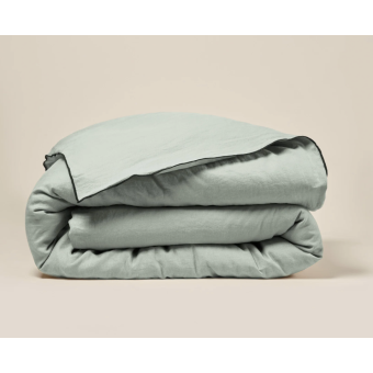 Housse de couette CARLINA tilleul - V2G - 140 X 200
