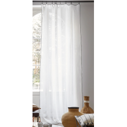 Rideau SHADOW blanc et noir R1L1