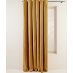 Rideau DARIO moutarde 137x280