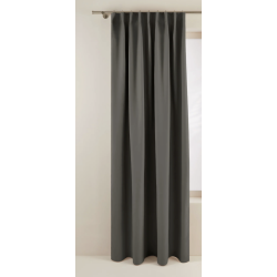 Rideau NIGHT gris foncé 145x280