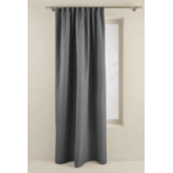Rideau LINA gris anthracite 145x280