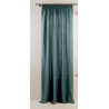 Rideau CARLINA bleu pétrole 150x280