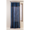 Rideau LALITA bronze et pétrole 140x280