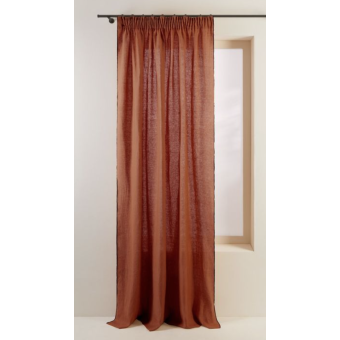 Rideau CARLINA terracotta 150x280