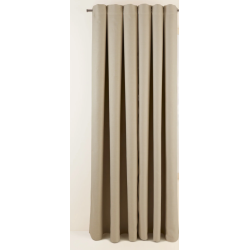 Rideau LINA beige clair 145x280